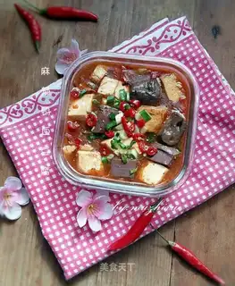 Spicy duck tofu