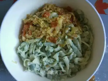 Baby vegetable noodles
