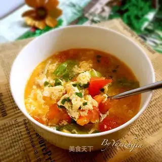Tomato egg soup