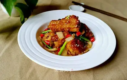 Spicy pan ribs