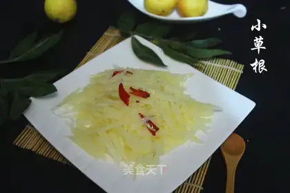 It's sour and hot potatoes