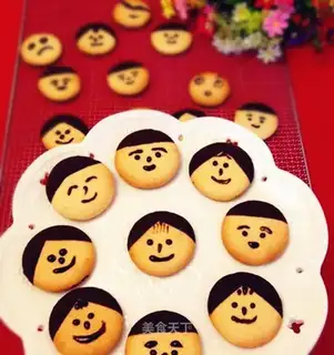 Chocolate dollhead cookies