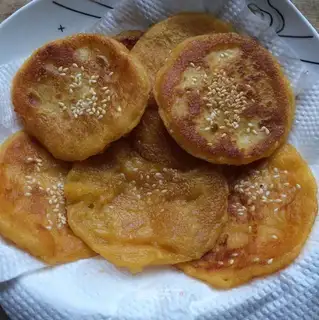 Red potato rice cake