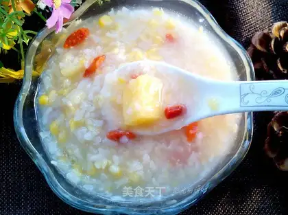 Pineapple corn for porridge