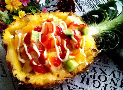 Pineapple fruit salad