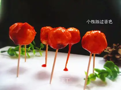 Fishball lollipop