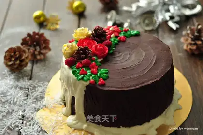 Christmas stake cake