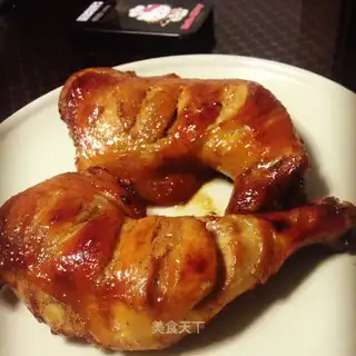 Honey roasted chicken legs