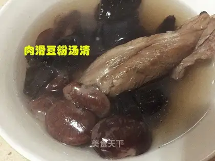 Chicken gravy, shifu beans