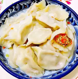 The lamb celery dumplings