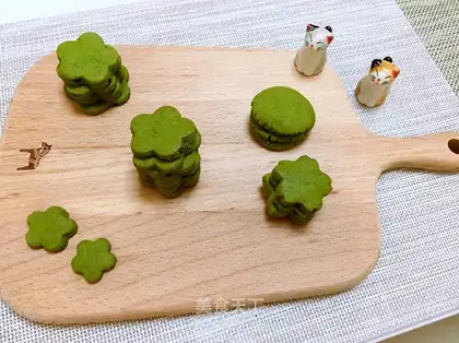 Tea white chocolate soft cookies