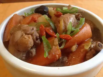 ♪ Carrot and chicken ♪