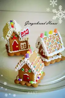 Christmas gingercake house