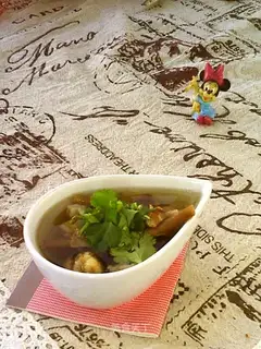 When the ginger lamb soup is made