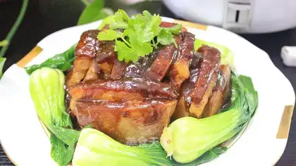 Potato button meat