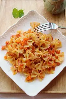 Cheese bacon for pasta