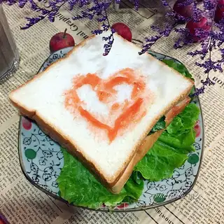 Toast and eggs