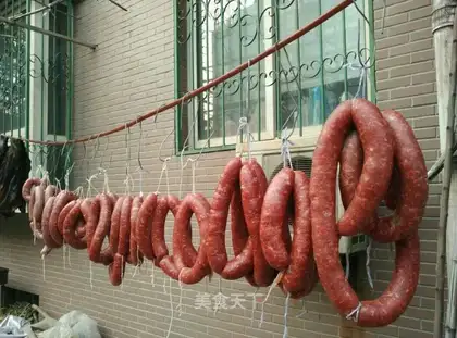 Homemade beef sausages