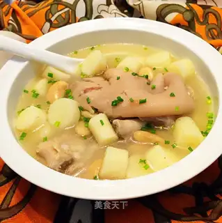 Snow Bean Mountain medicine hoof soup