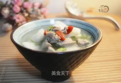 Lamb radish soup