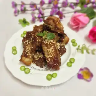 Black pepper garlic roasted ribs