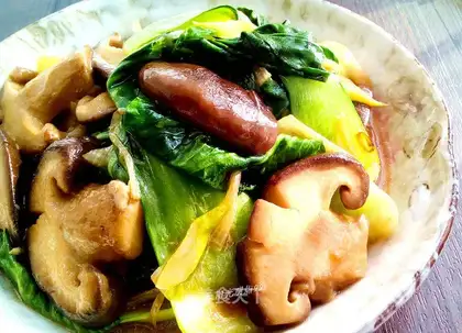 Fry mushrooms