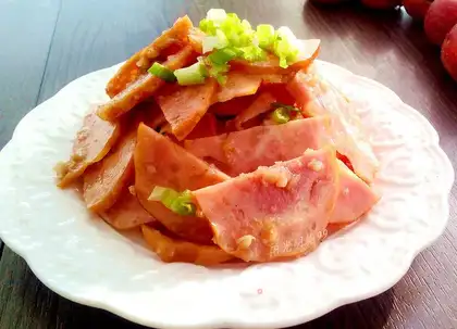 Cold ham and sausage