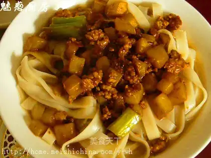 noodles with bean