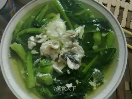 Fish fillet and cabbage soup