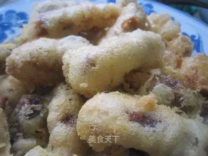 Soft fried matsutake