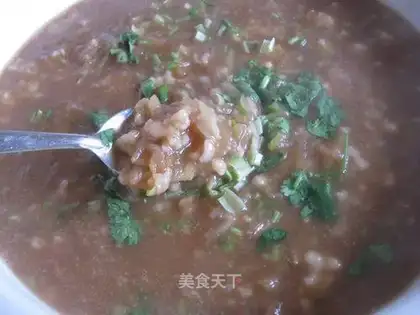 Shredded radish soup
