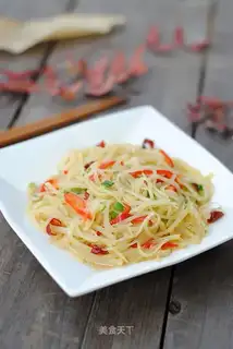 hot and sour potato silk