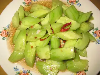 stir-fried cucumber