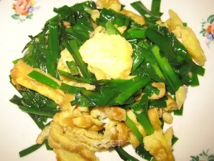 chives scrambled eggs
