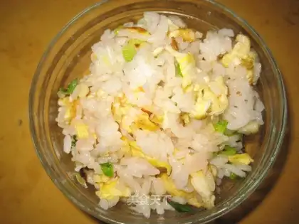 Garlic egg fried rice