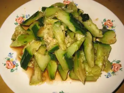 smashed cucumbers