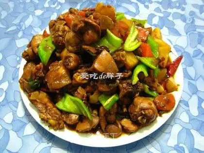 saute spicy chicken