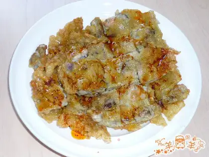 Pan-fried oyster cake