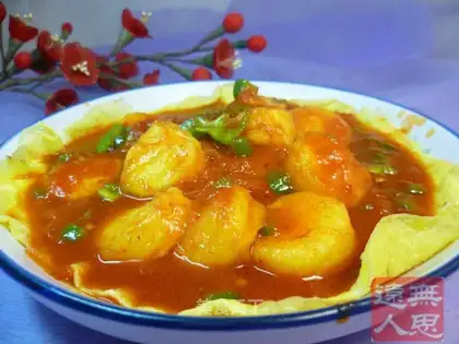 Hot and sour jade tofu
