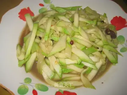 stir-fried zucchini with vinegar