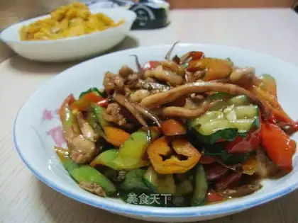 stir-fried squid whiskers