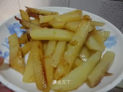 Braised potatoes