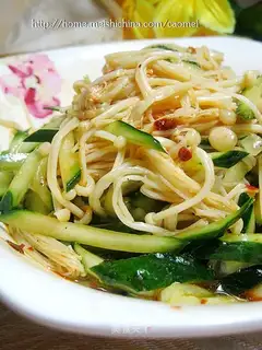Cucumber cold mushroom