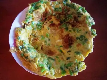 Eggs with chives