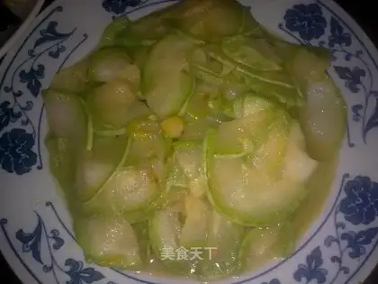 stir-fried vegetable gourd