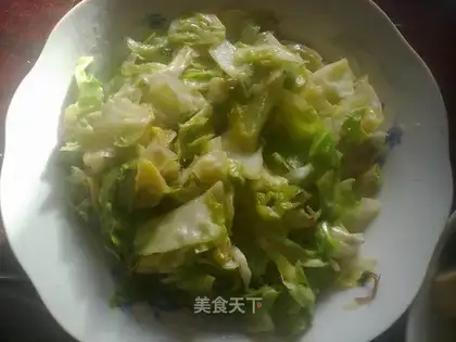 stir-fried cabbage