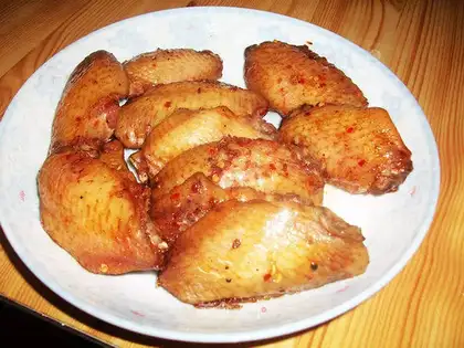 Spicy roasted wings