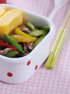 stir-fried beef tenderloin with asparagus