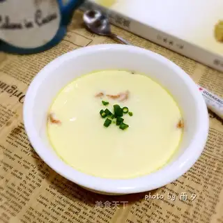 The rice steamed eggs