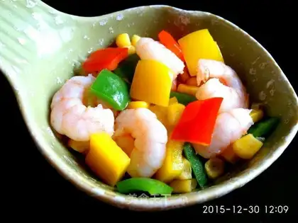 Pepper corn and shrimp